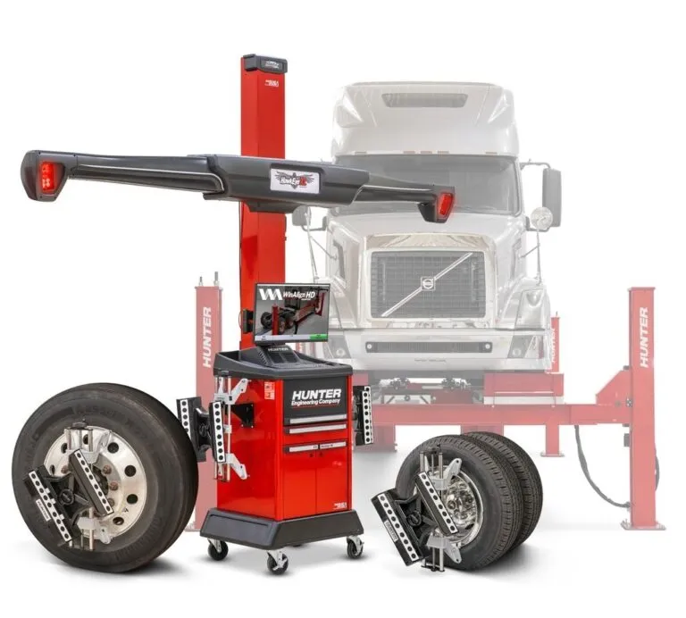 HawkEye XL wheel Alignment System at On Time Truck Repair