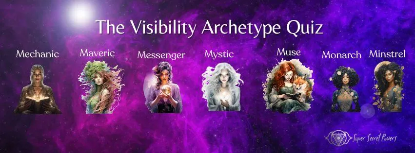 Discover your unique Visibility Archetype and unlock the content style, strategy, and energy that magnetizes dream clients—without the burnout.