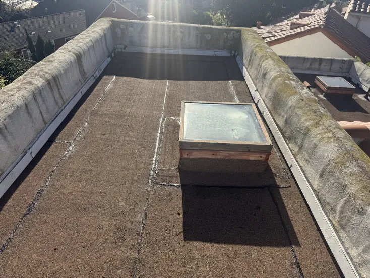 Tear-Off Cap Sheet on Torch-Down Roof San Diego