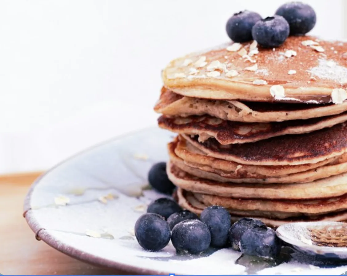 pancakes, blueberries, blueberry, ecoutay wellness, intuitive eating