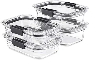 rubbermaid storage containers, glass, food storage