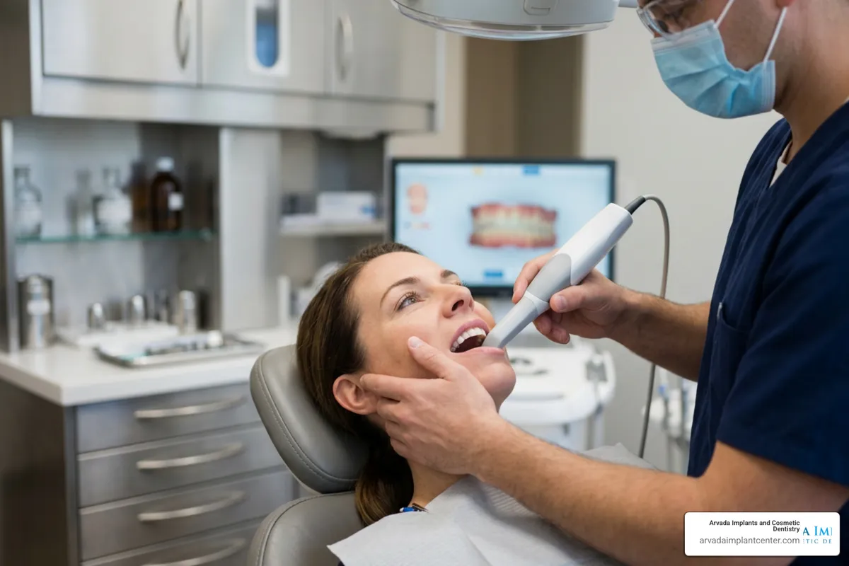 implant digital impressions dental patient intraoral scan