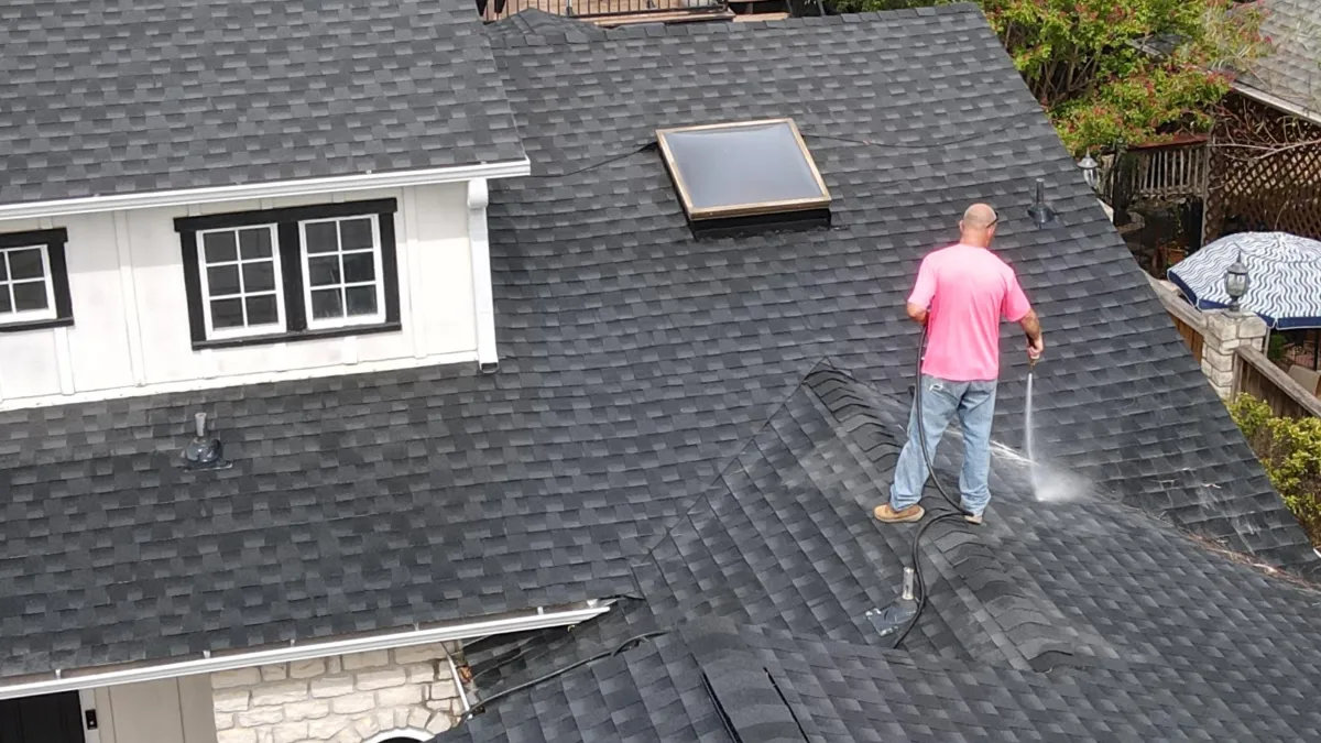 Asphalt Roofing Replacement Crew