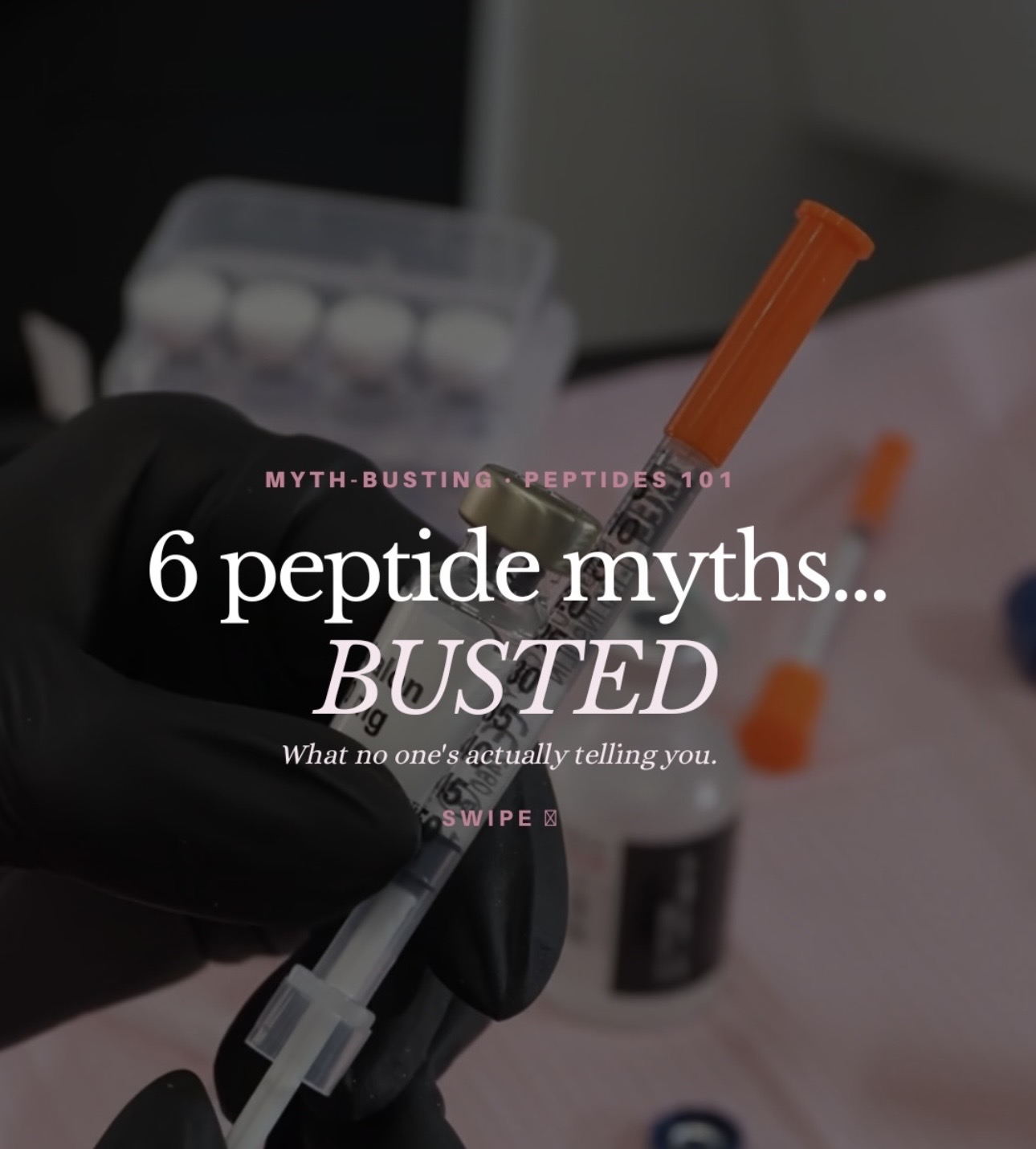 Six Peptide Myths Busted