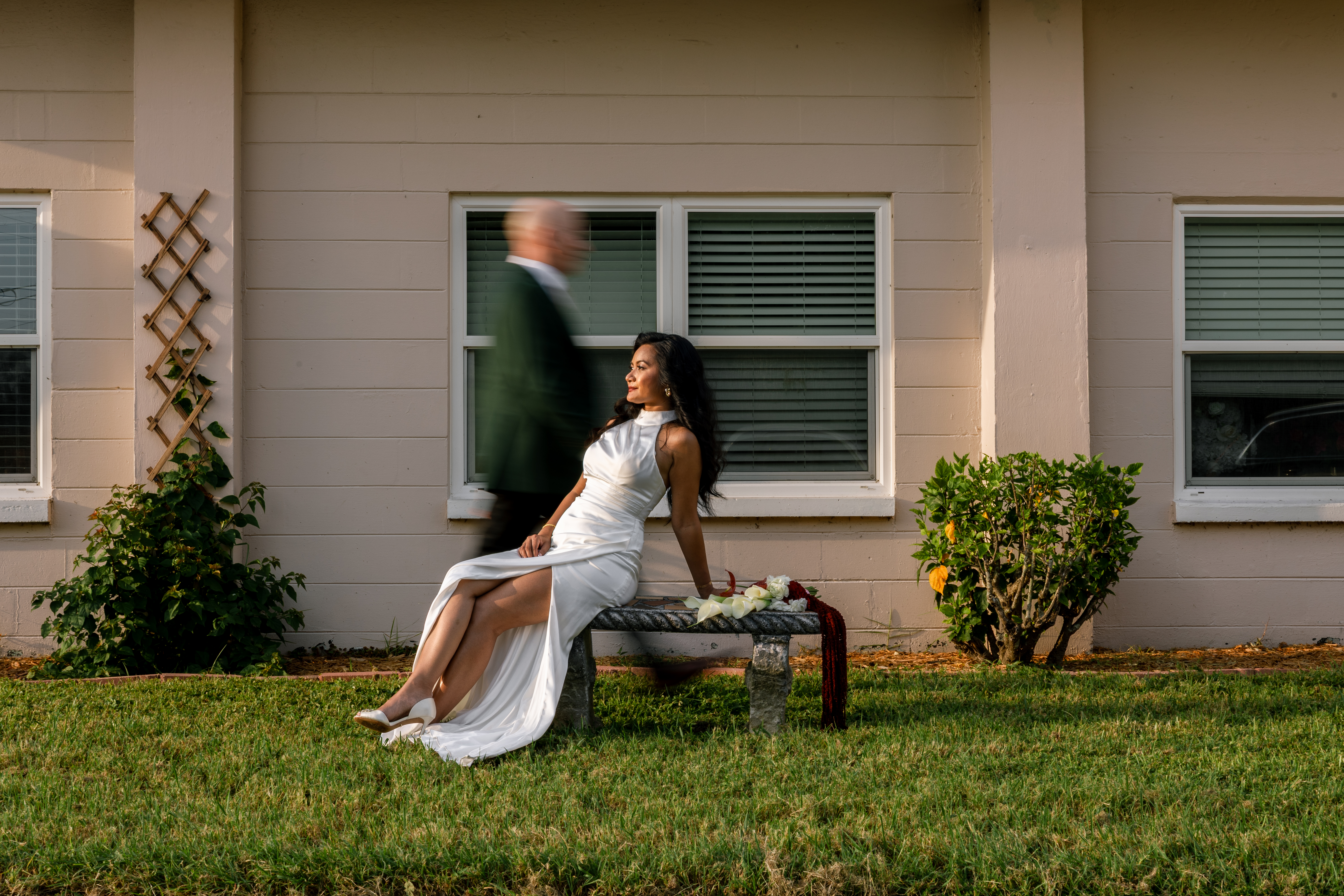 yellow and white throw pillows on white bed