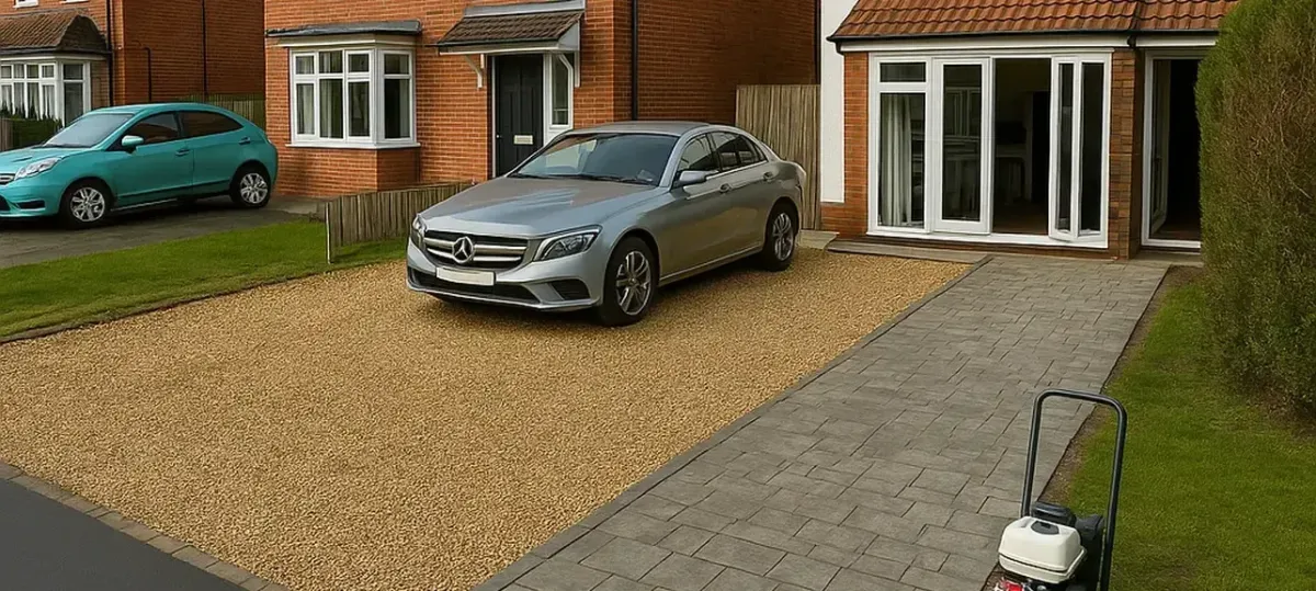 image of a sone driveway