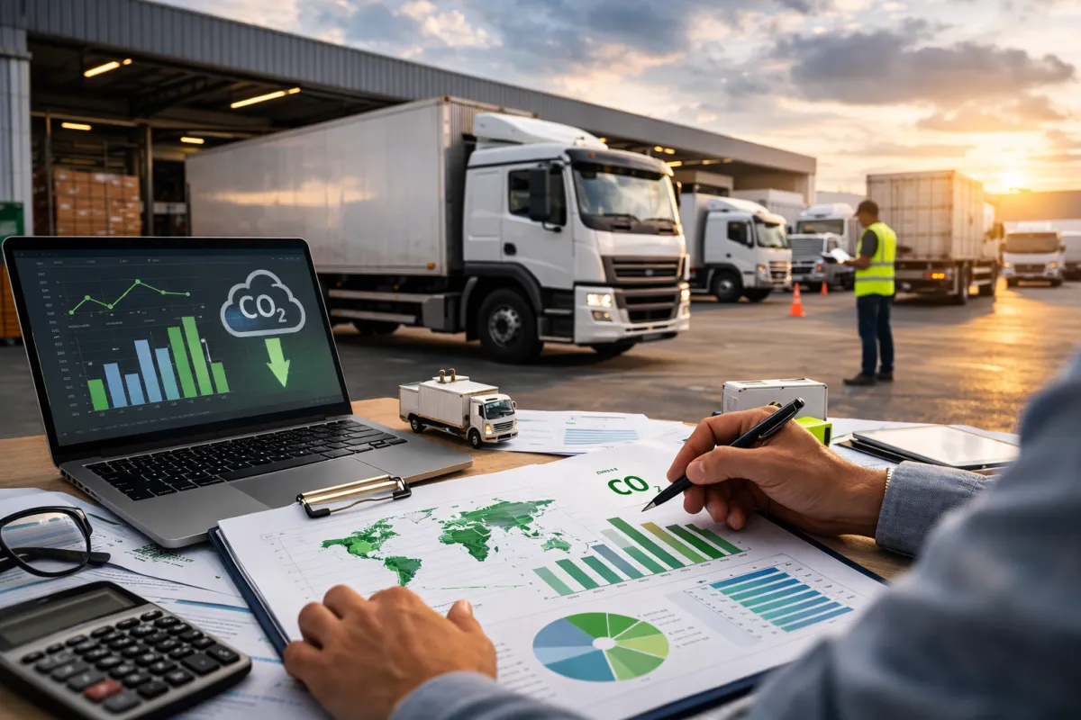Inventário de Emissões para Transportadoras: Como Reduzir a Pegada de Carbono e Fortalecer a Competitividade no Setor Logístico