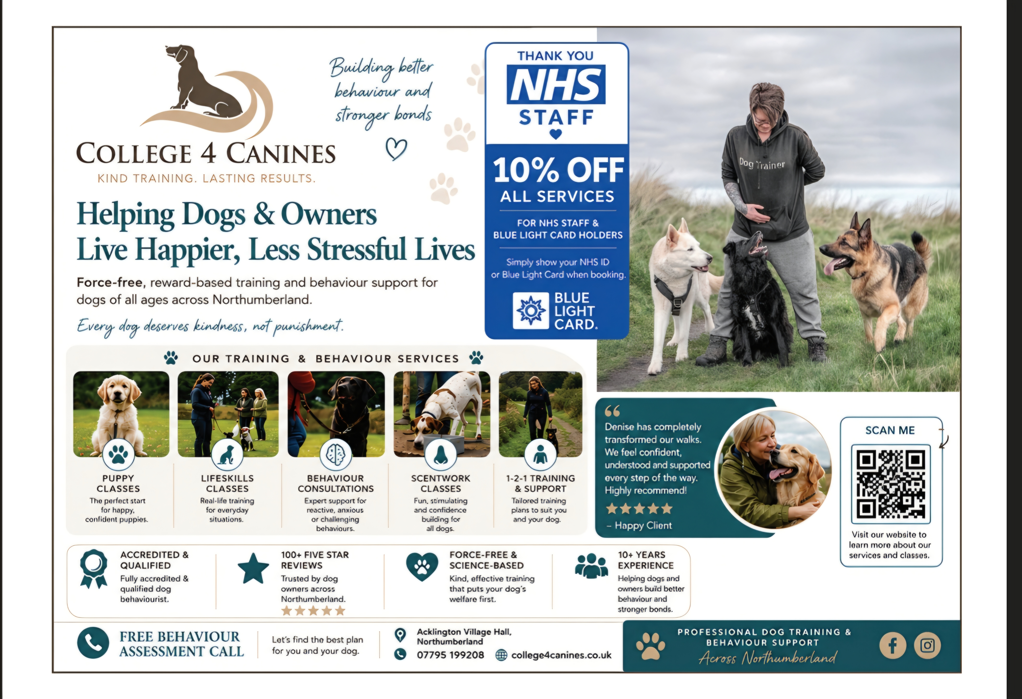 blue scheme member discount advertisement