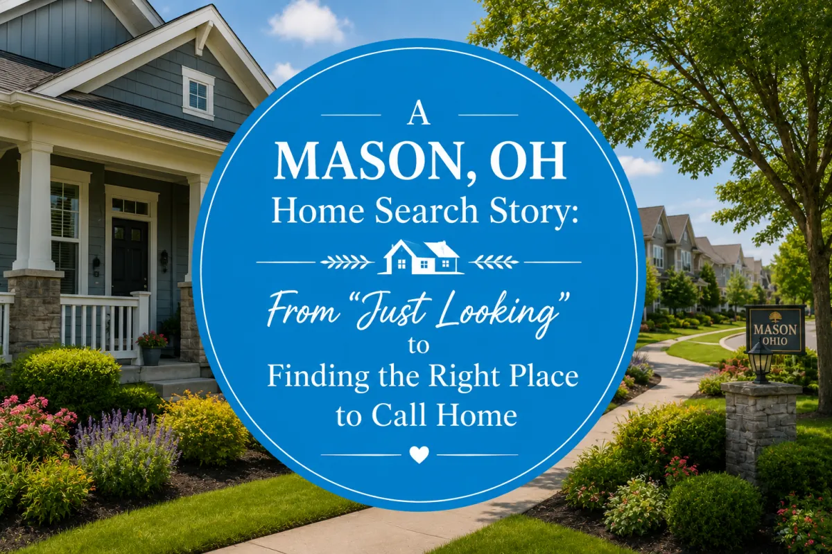 Mason OH home search story about finding the right place to call home