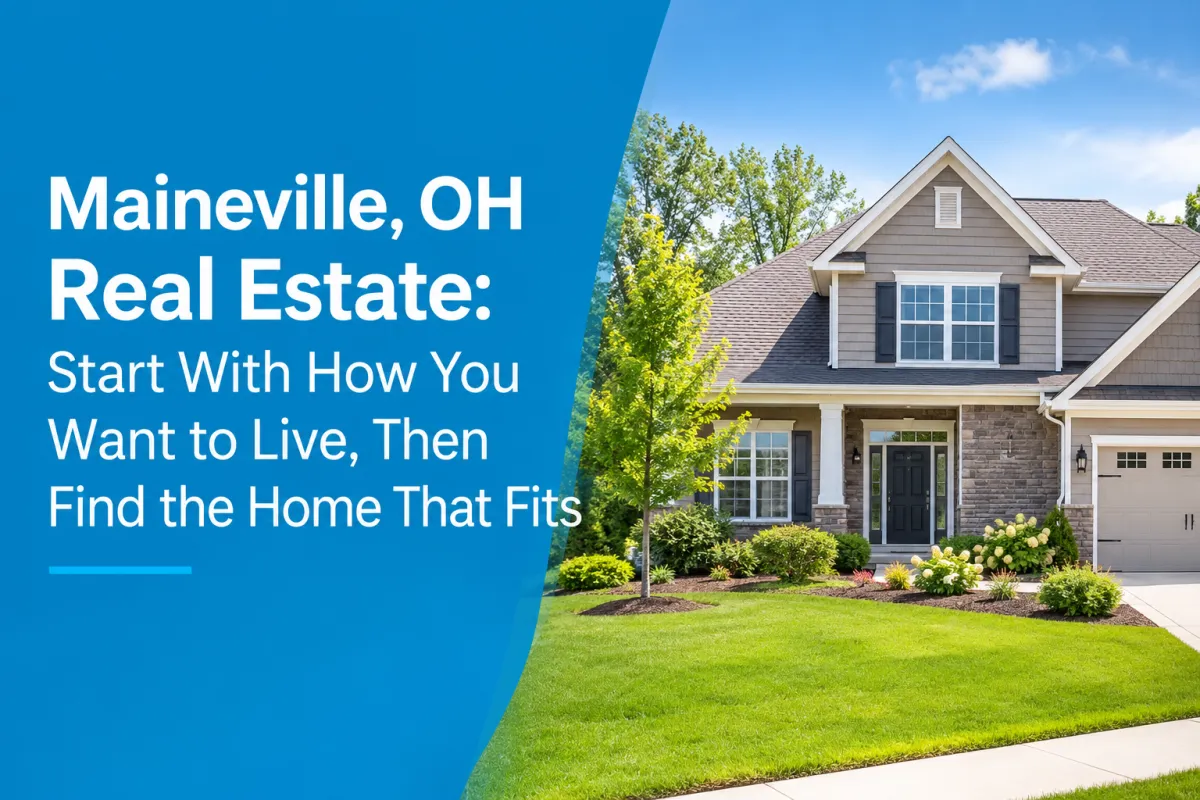 Maineville OH real estate homes in a welcoming suburban community