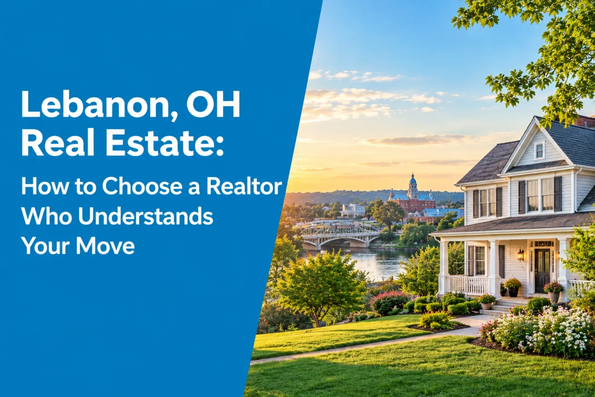 Lebanon Ohio real estate home search with a local Realtor
