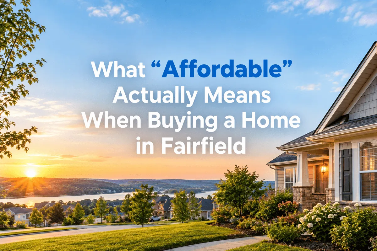 Affordable homes in Fairfield with a focus on homeownership costs and budgeting