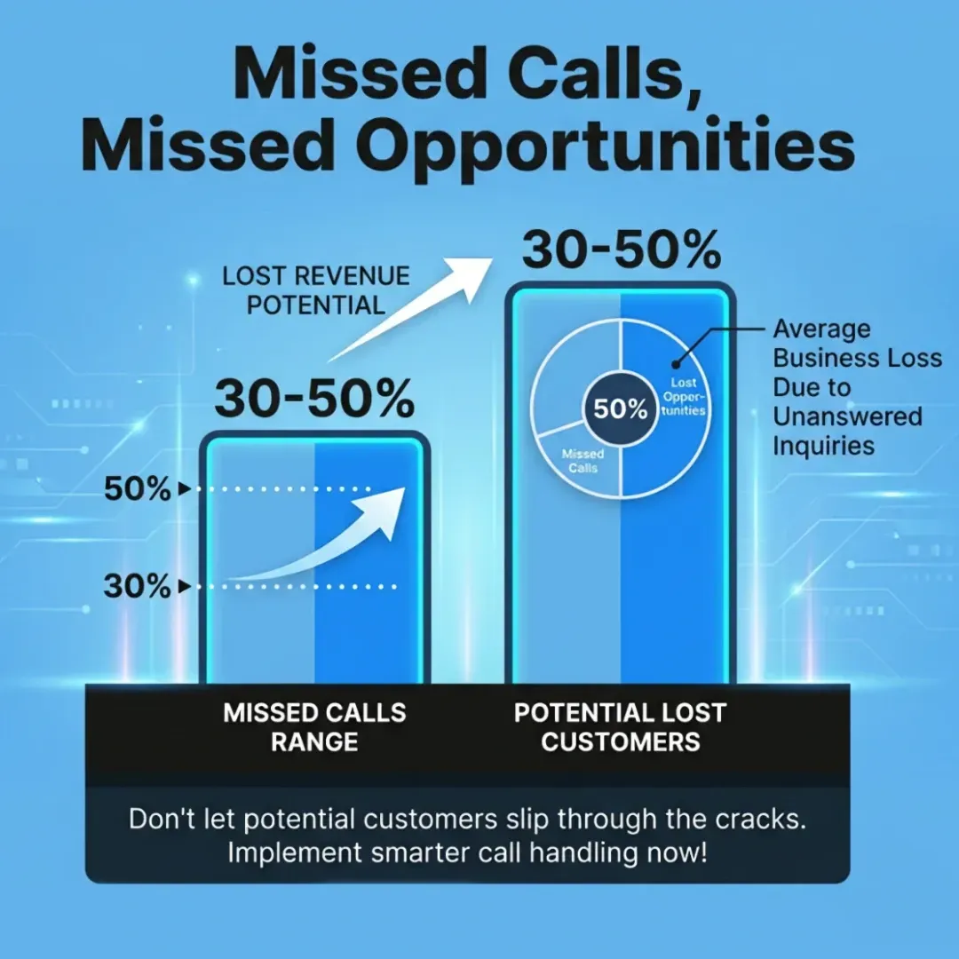 Missed calls graphic