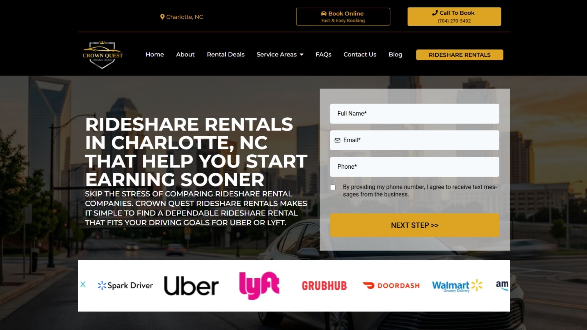 Crown Quest Rideshare Rentals