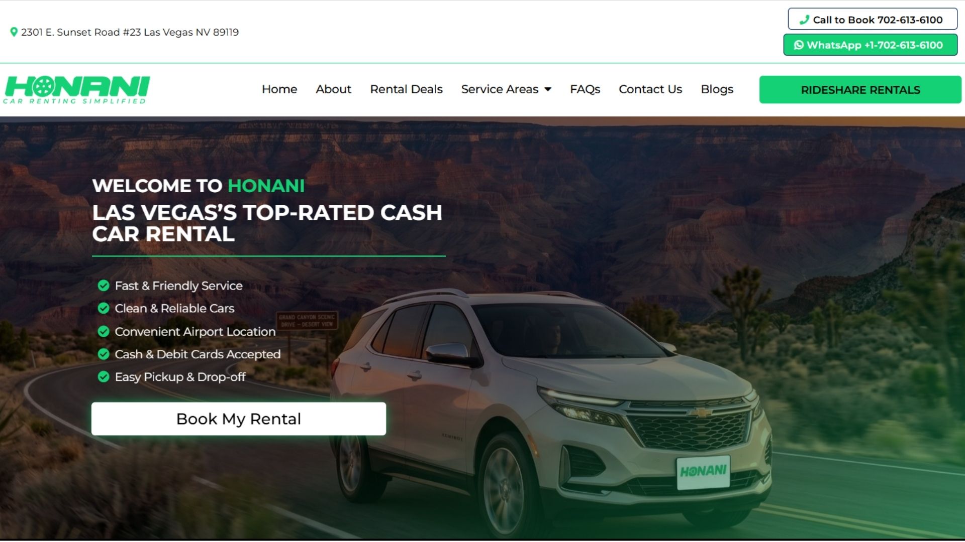 Honani Cash Car Rentals