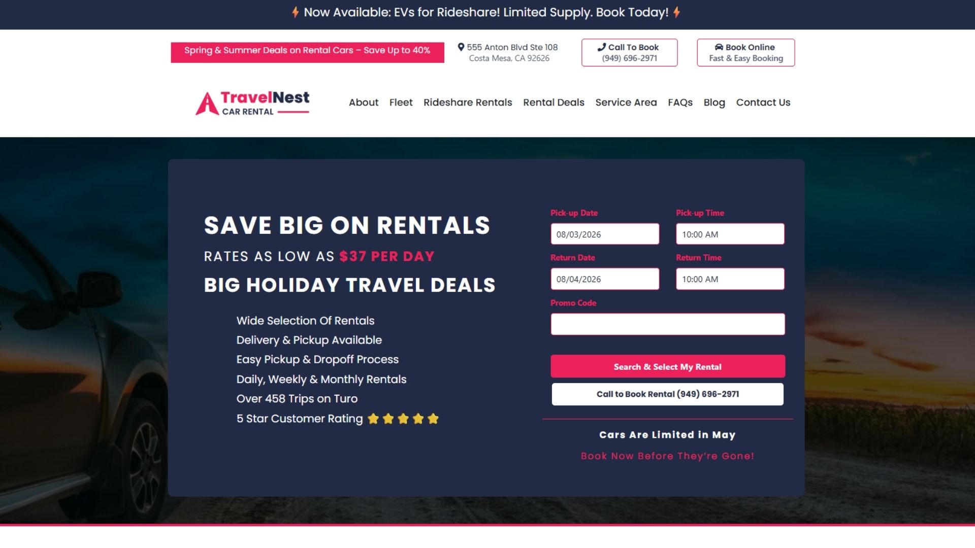 TravelNest Rental