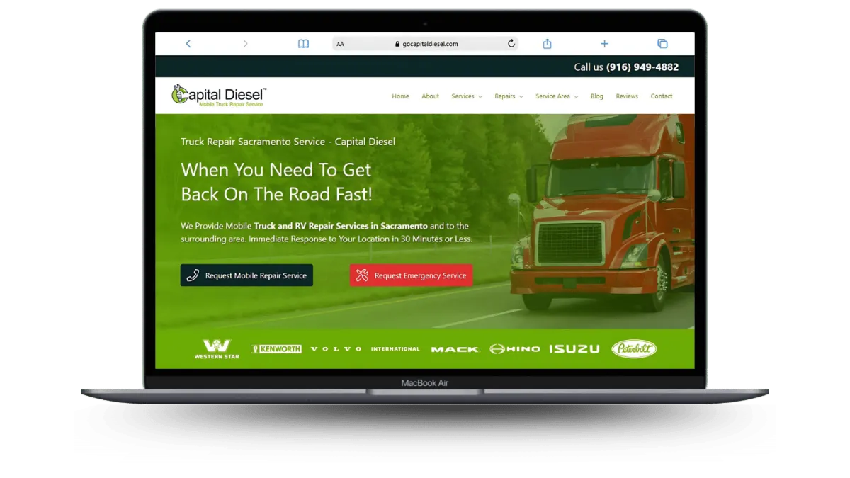Capital Diesel Mobile Truck Repair