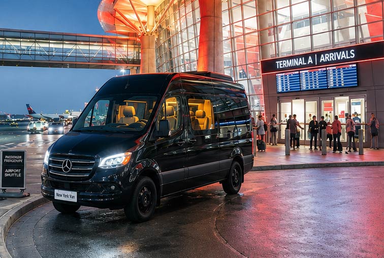 Van Pick-up at the airport New York City