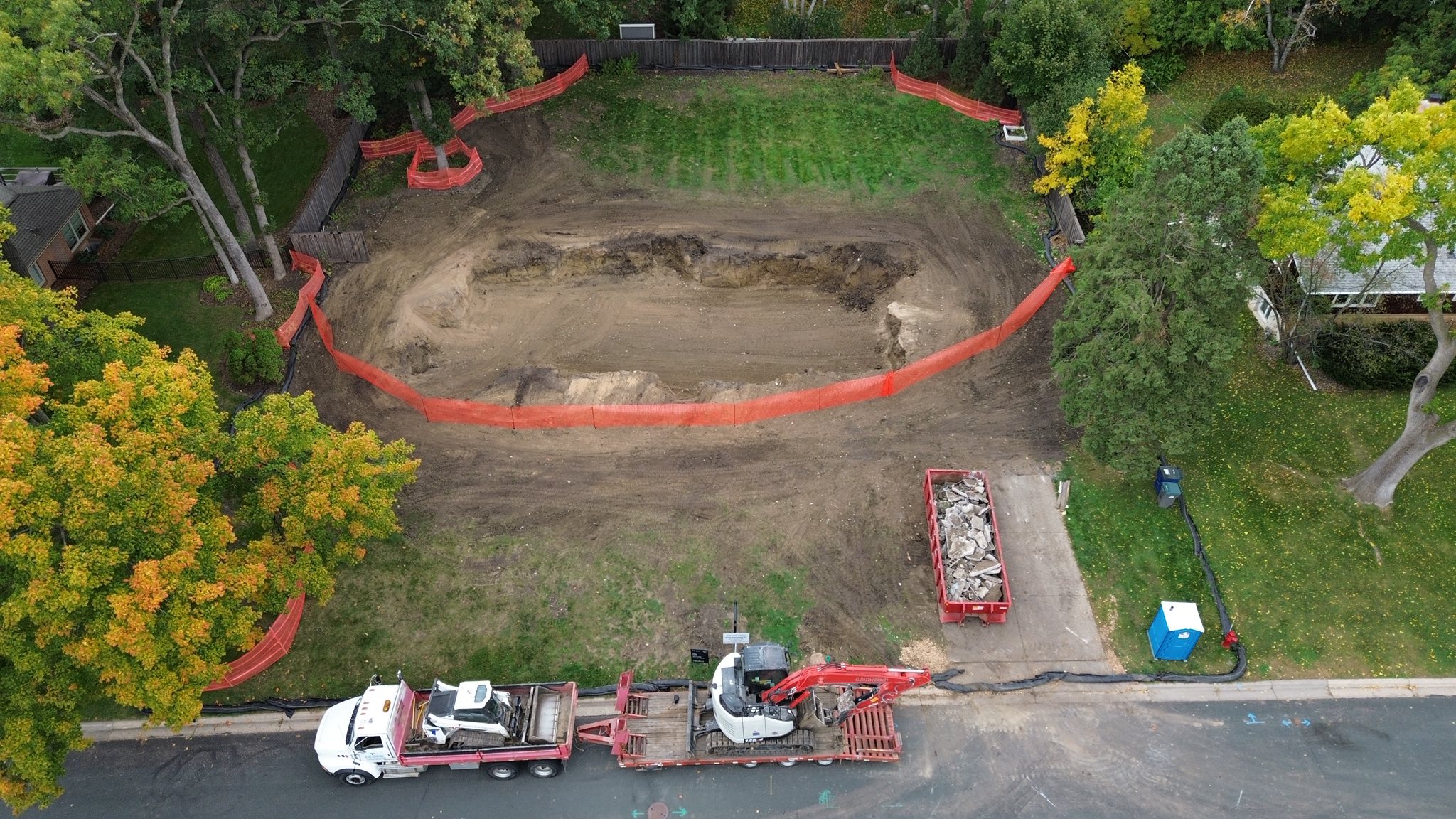 house demolition in central MN after picture