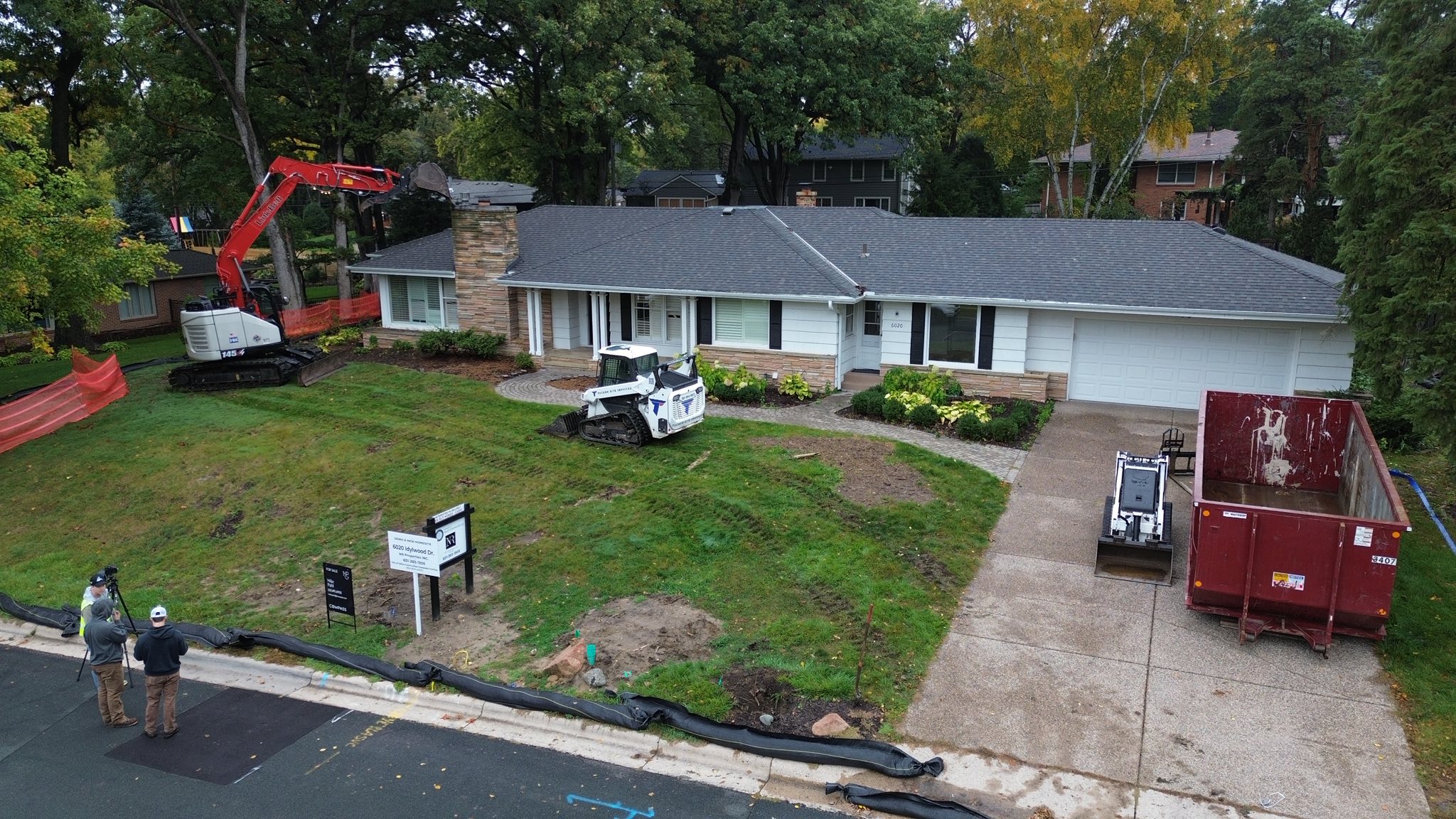 house demolition in central MN before picture