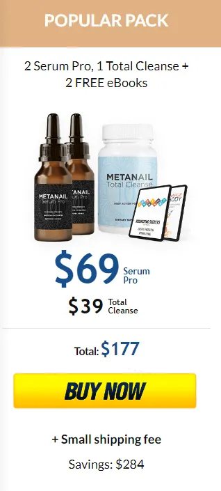 Metanail Serum Pro 2 bottles Supply
