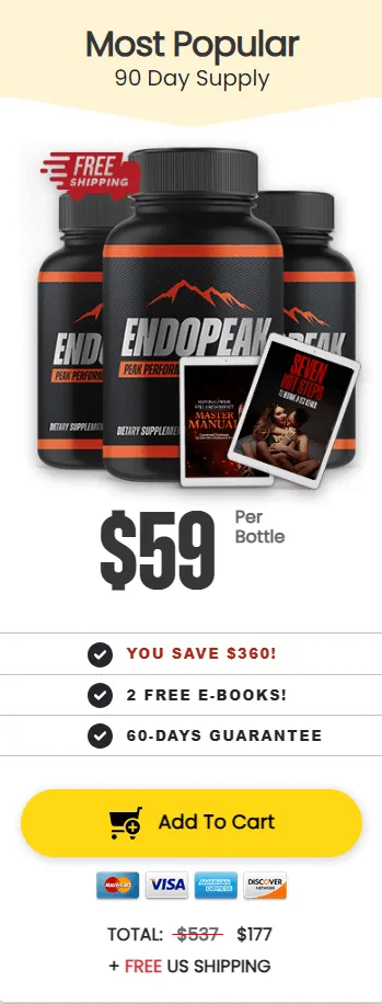 EndoPeak 3 bottles Supply