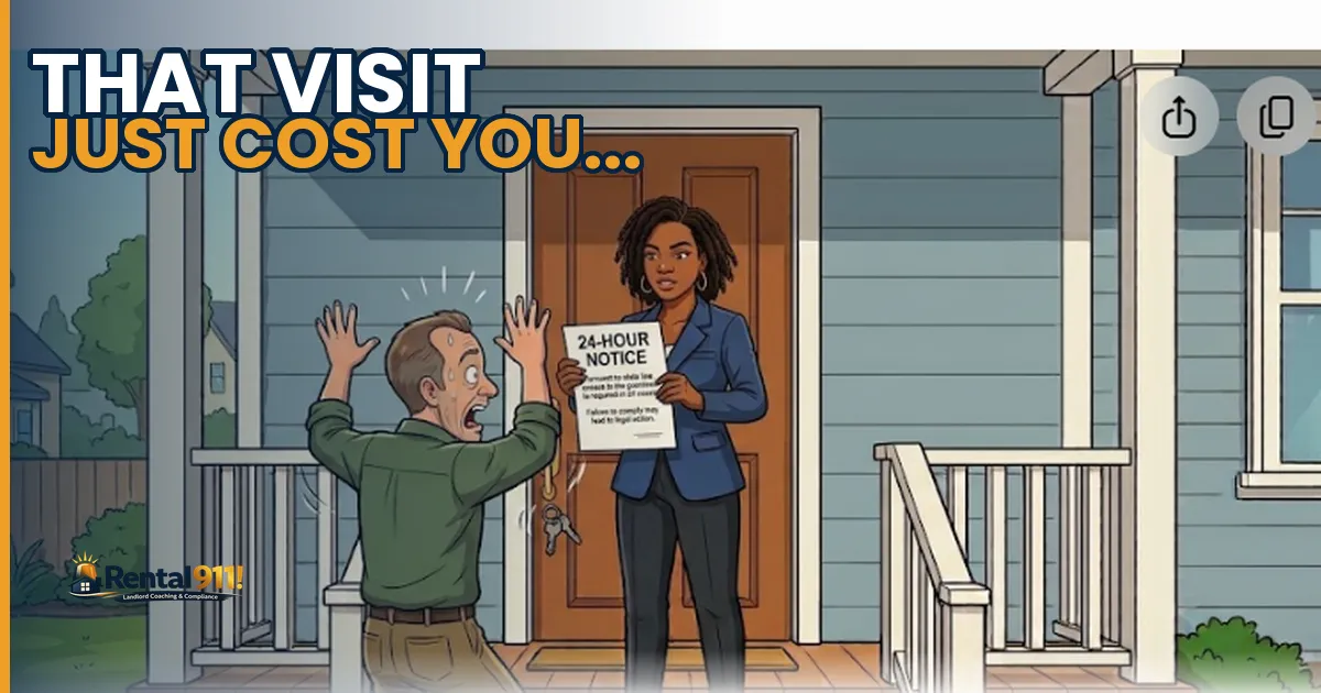 Maryland's 24-Hour Entry Notice Law Is Now in Effect: What Every Self-Managing Landlord Must Know