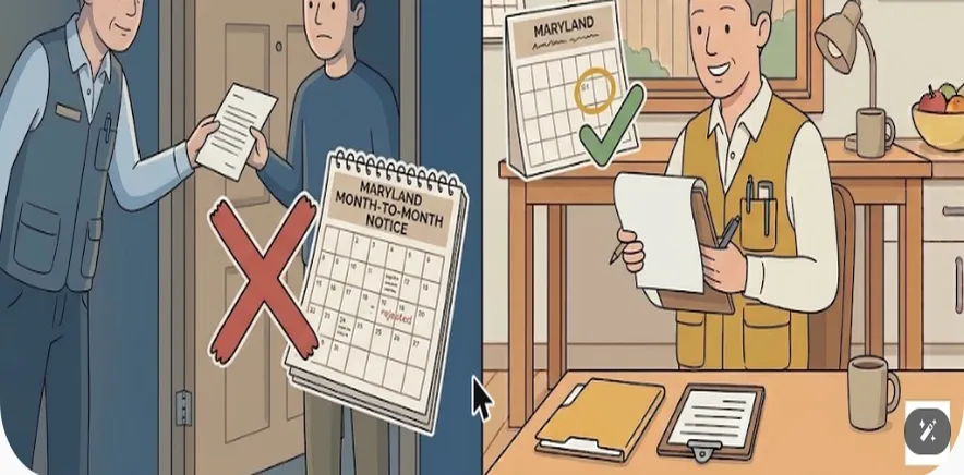 Ending a Month-to-Month Tenancy in Maryland: Notice Periods Landlords Get Wrong