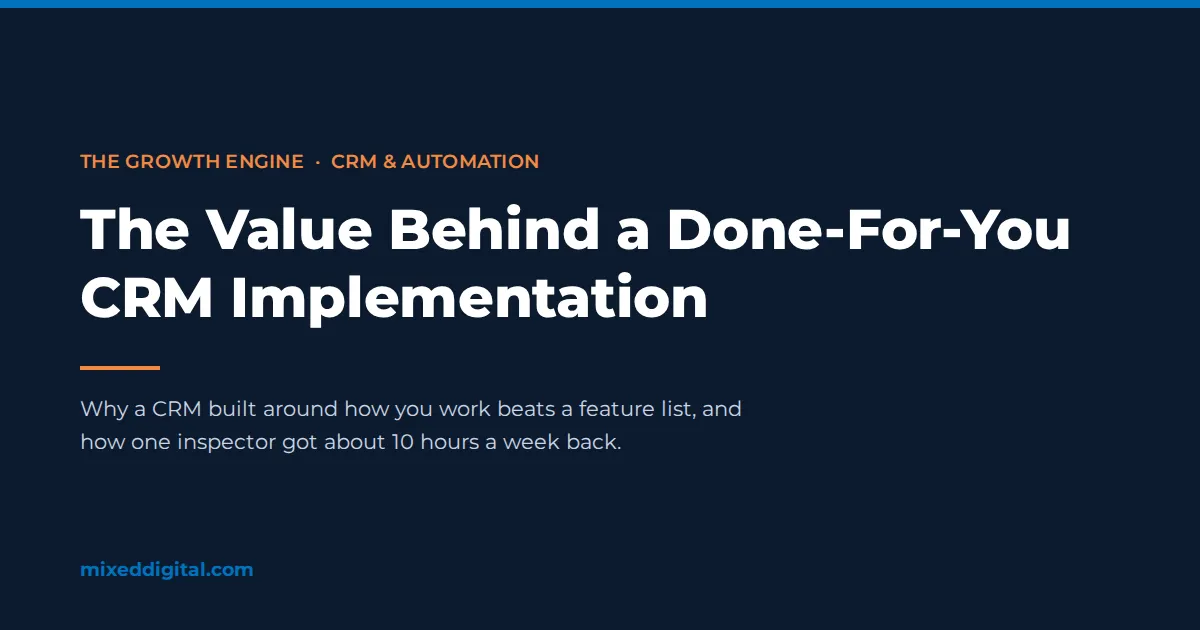 done-for-you CRM implementation