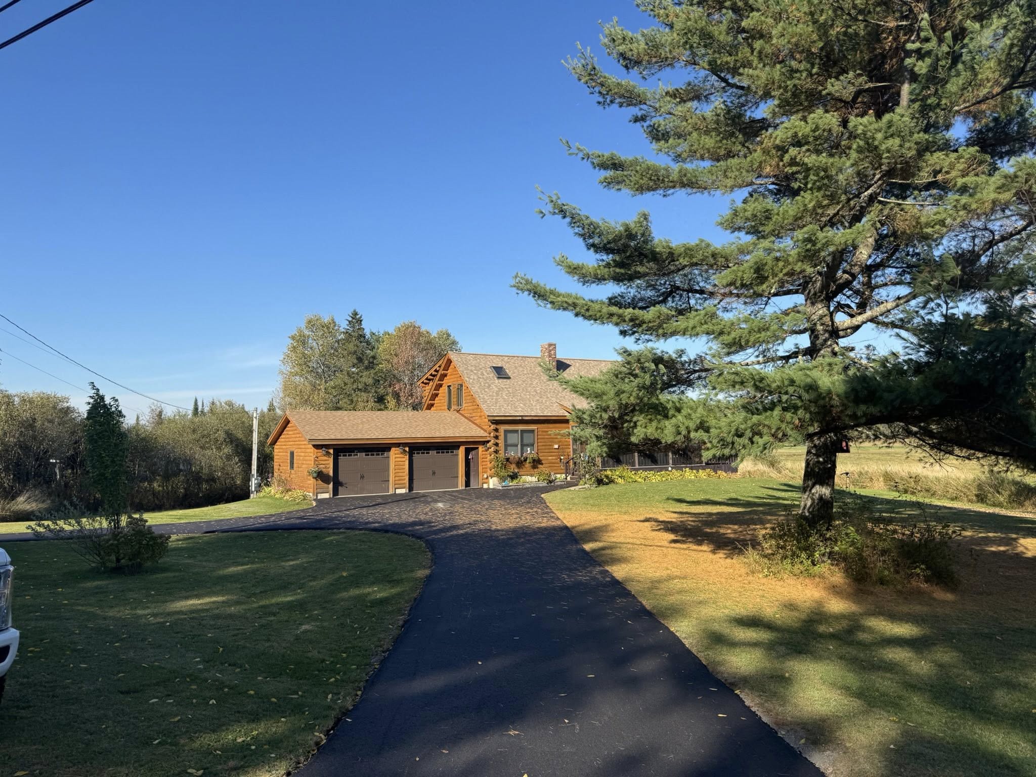 Custom driveway installed in Bangor, Maine