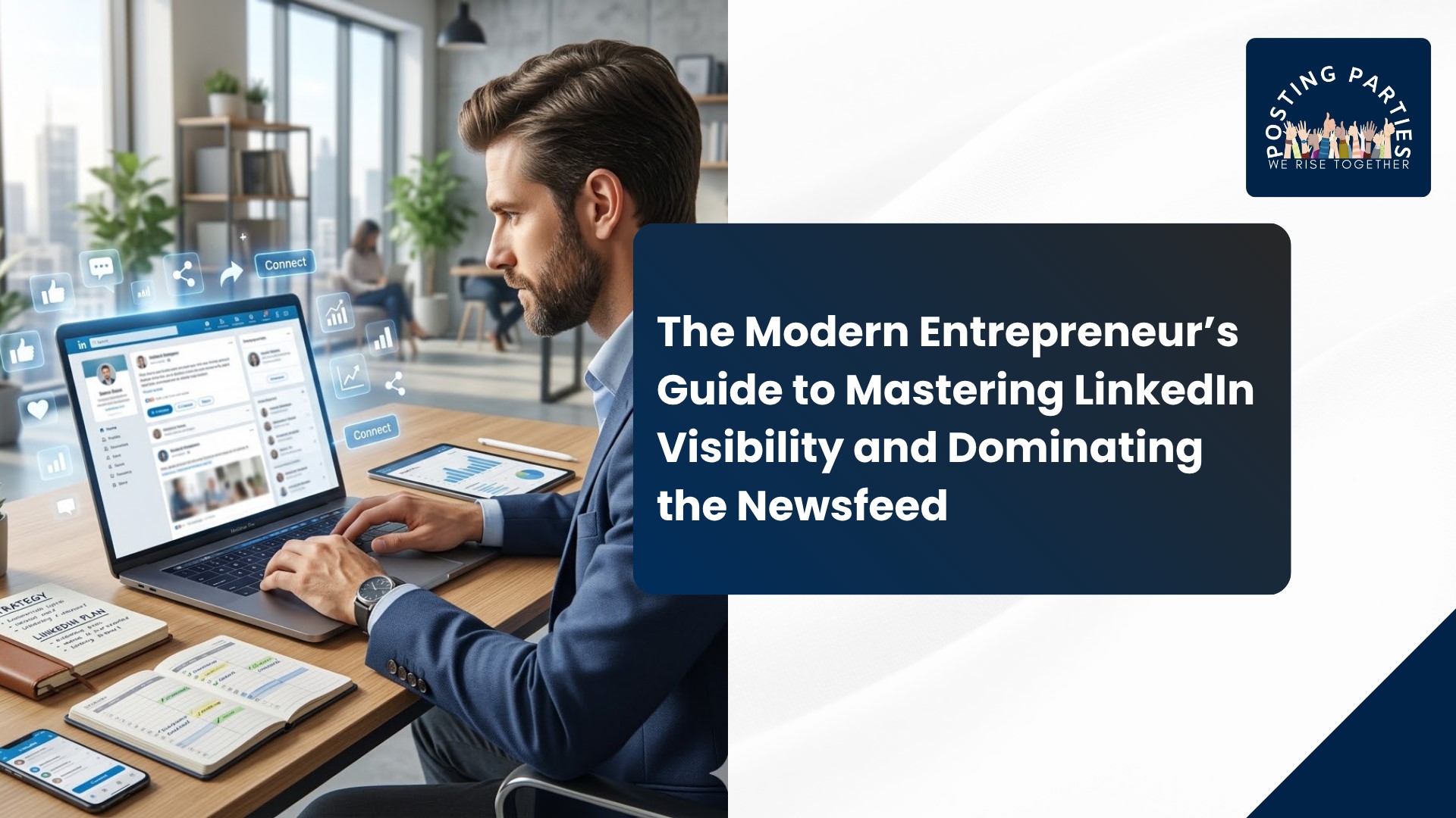 The Modern Entrepreneur’s Guide to Mastering LinkedIn Visibility and Dominating the Newsfeed