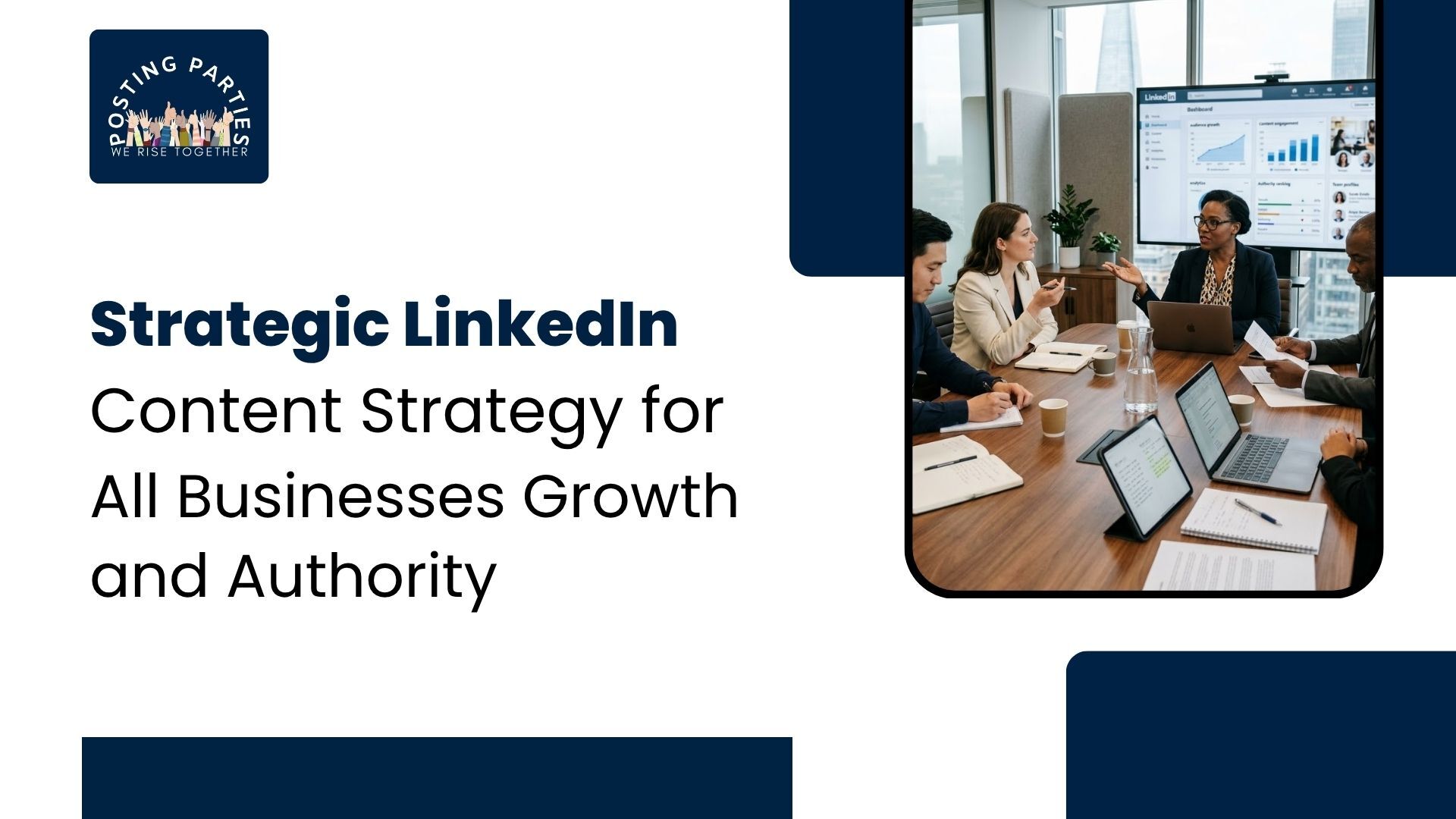 strategic LinkedIn content strategy for business growth and brand authority 