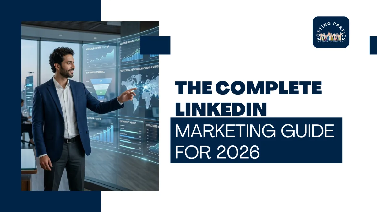 The Complete LinkedIn Marketing Guide for 2026 infographic