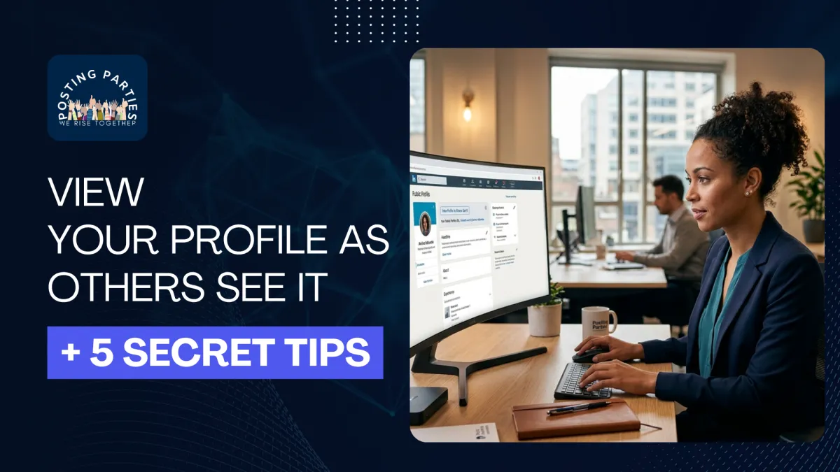 View Your Profile As Others See It + 5 Secret Tips infographic
