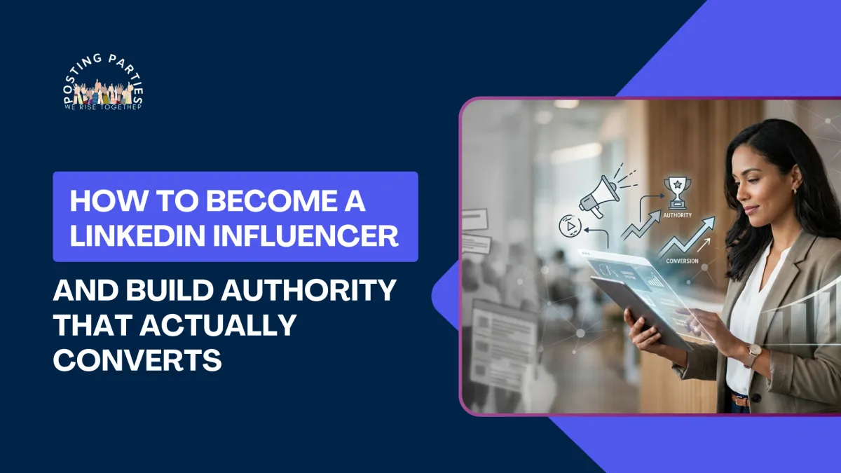 LinkedIn influencer building authority and generating business leads 