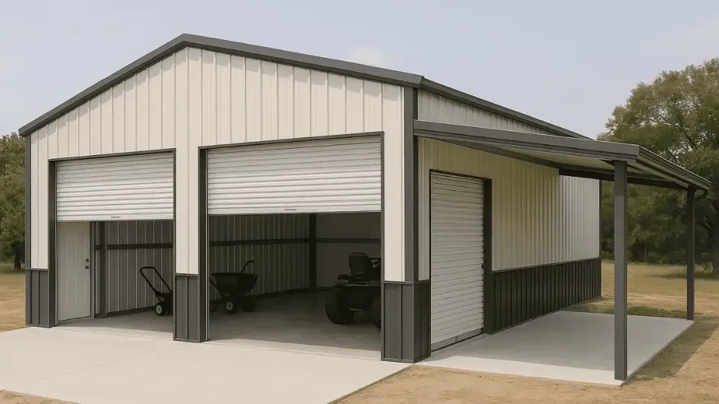 Commercial steel building construction by Bartlesville Metal Building
