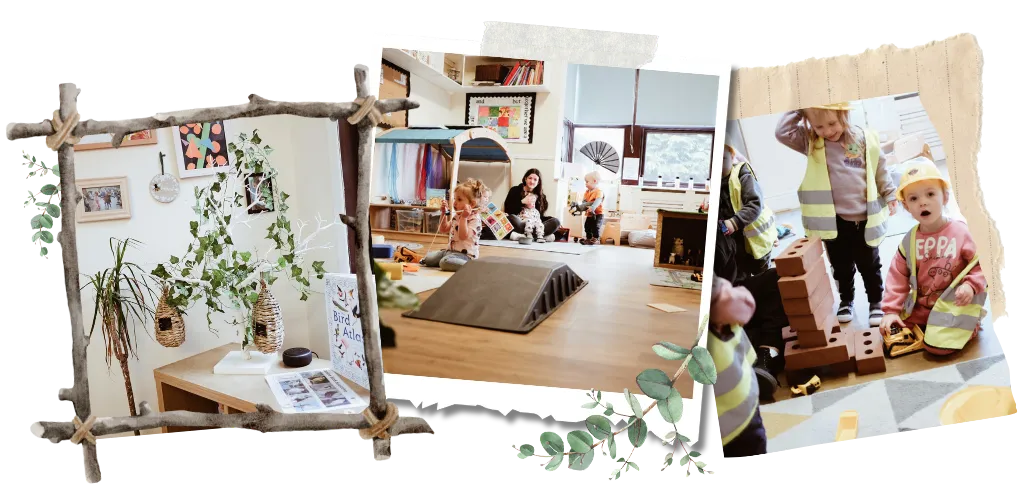 Children having fun at station road