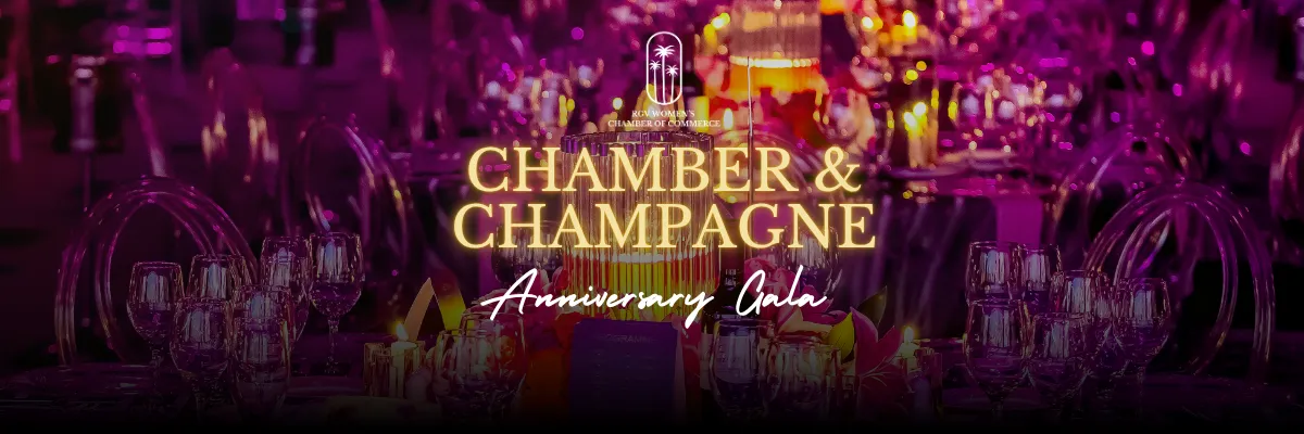 Chamber & Champagne: Anniversary Gala Banner