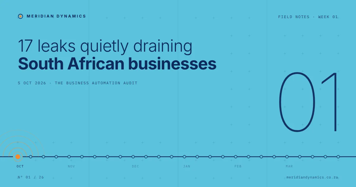17 leaks quietly draining South African businesses