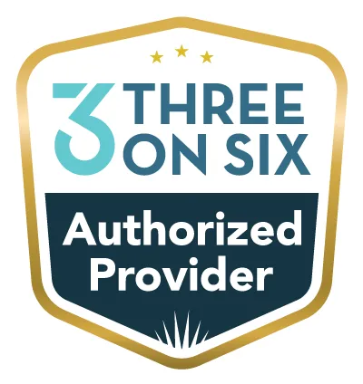 3 on 6 provider badge