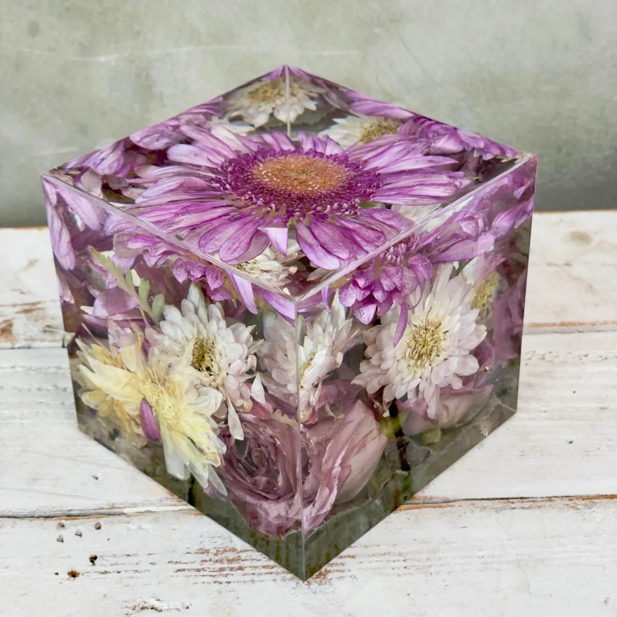 Flowers Preserved in Resin