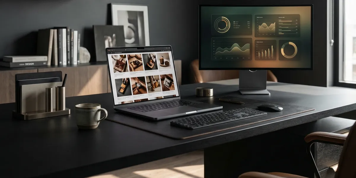 Modern skincare Shopify store interface