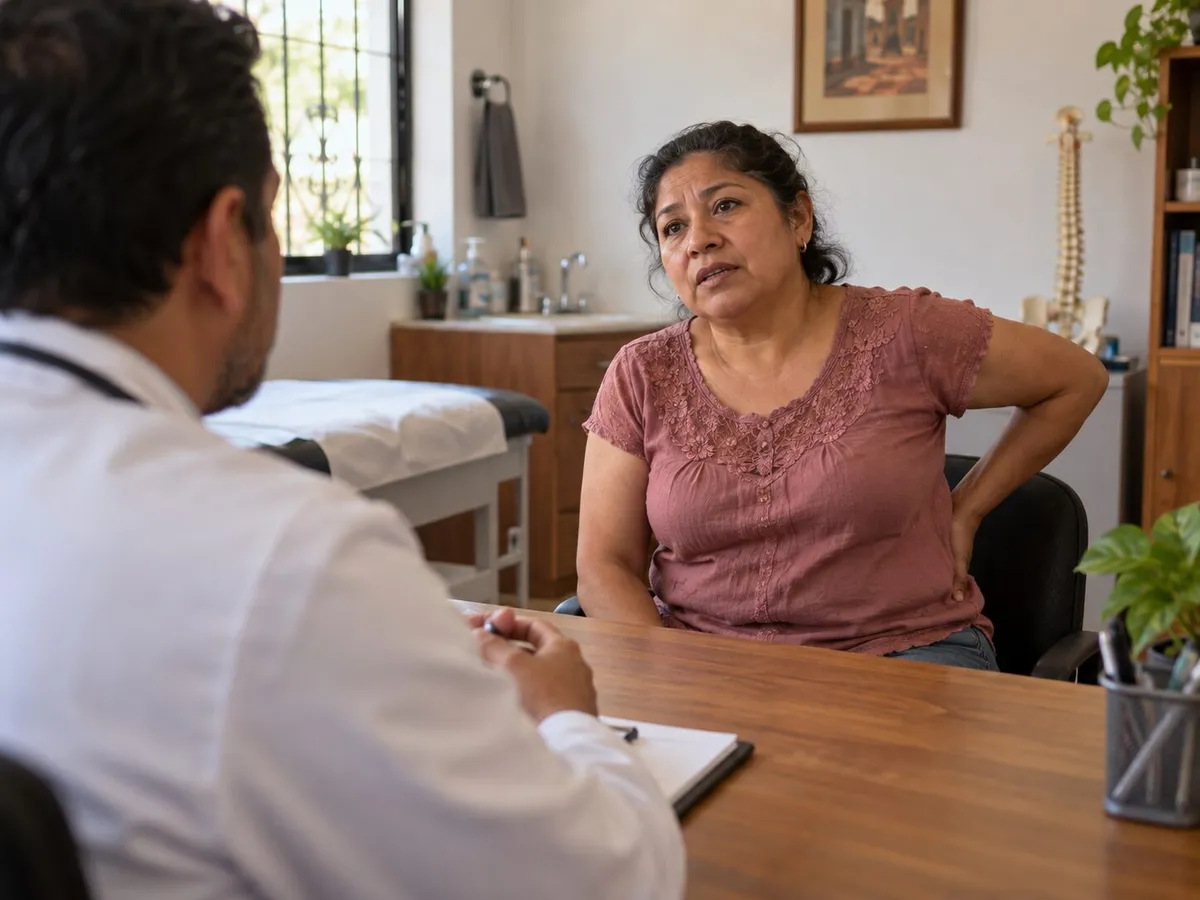 Consulta en el consultorio