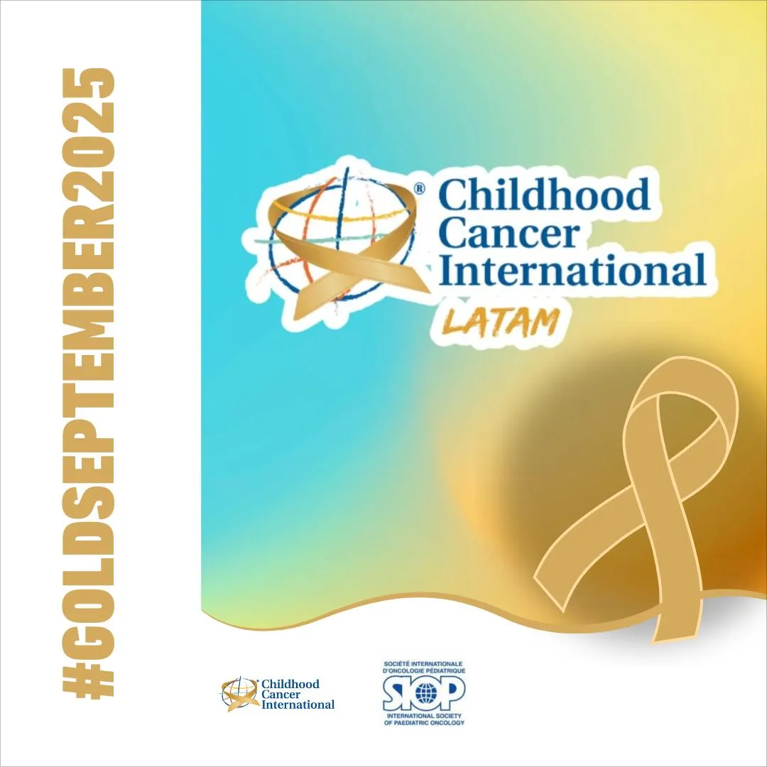 Logo Childhood Cancer International CCI LATAM 30 años