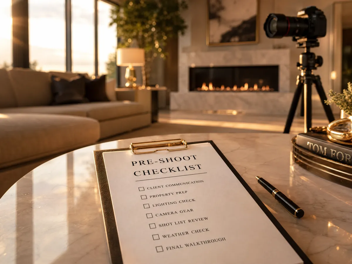 The Ultimate Pre-Shoot Checklist: How to Get Your Listing Photo-Ready