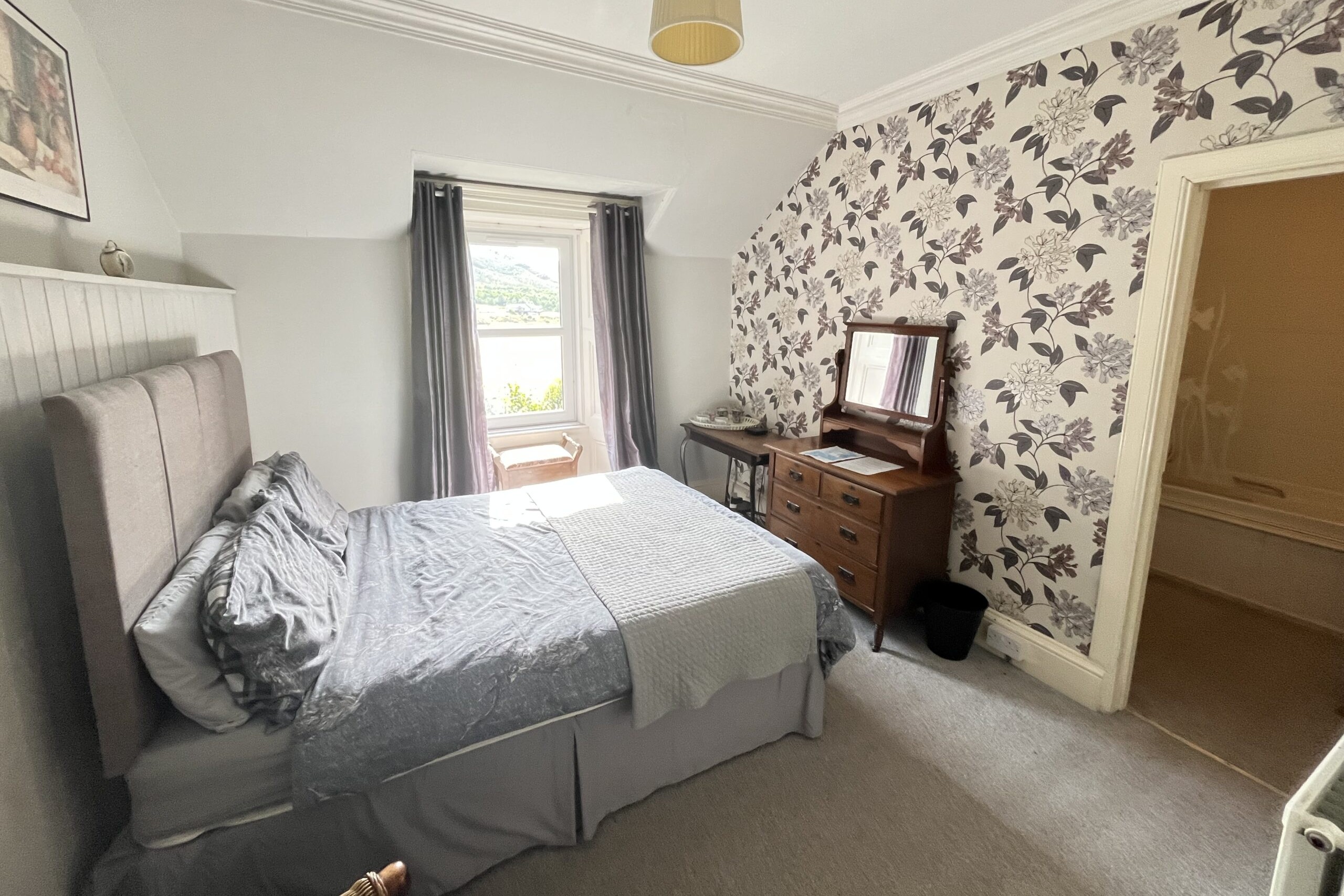 Guest bedroom at The Tushielaw Inn accommodation in the Ettrick Valley, Scottish Borders