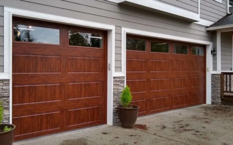 Pflugerville Garage Doors installs wooden garage doors.