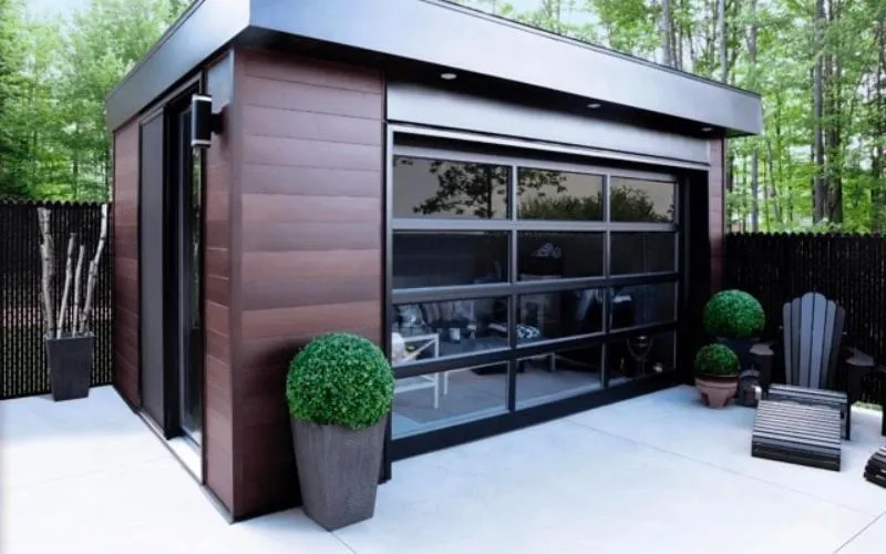 Pflugerville Garage Doors installs glass doors.