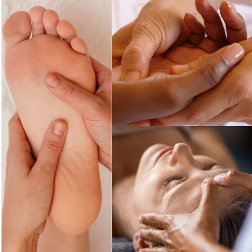 Réflexologie plantaire, palmaire et faciale