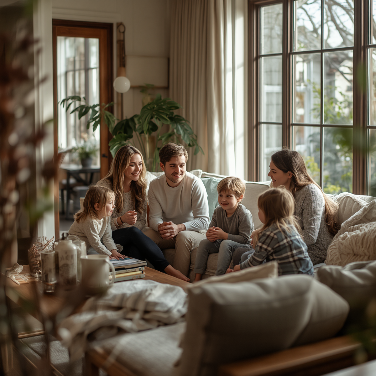 Parents shaping a connected family culture through calm, intentional leadership at home.